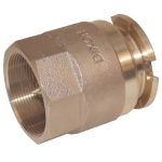 Bayonet Style Dry Disconnect Adapter x Female NPT Brass
